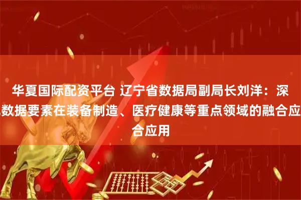 华夏国际配资平台 辽宁省数据局副局长刘洋：深化数据要素在装备制造、医疗健康等重点领域的融合应用