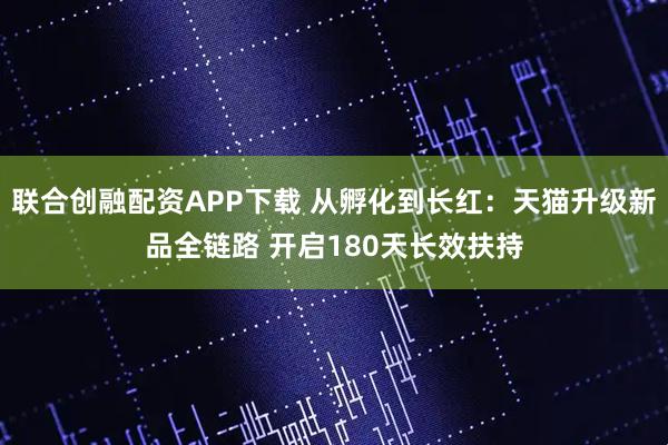 联合创融配资APP下载 从孵化到长红：天猫升级新品全链路 开启180天长效扶持